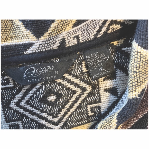 Agazo Collection Woven Native Blazer Size 1x - Picture 2 of 4